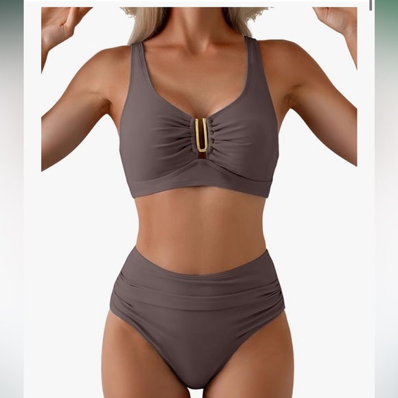 Eomenie Other - Elegant Dusty Purple Women's Swimwear Set (Bikini)